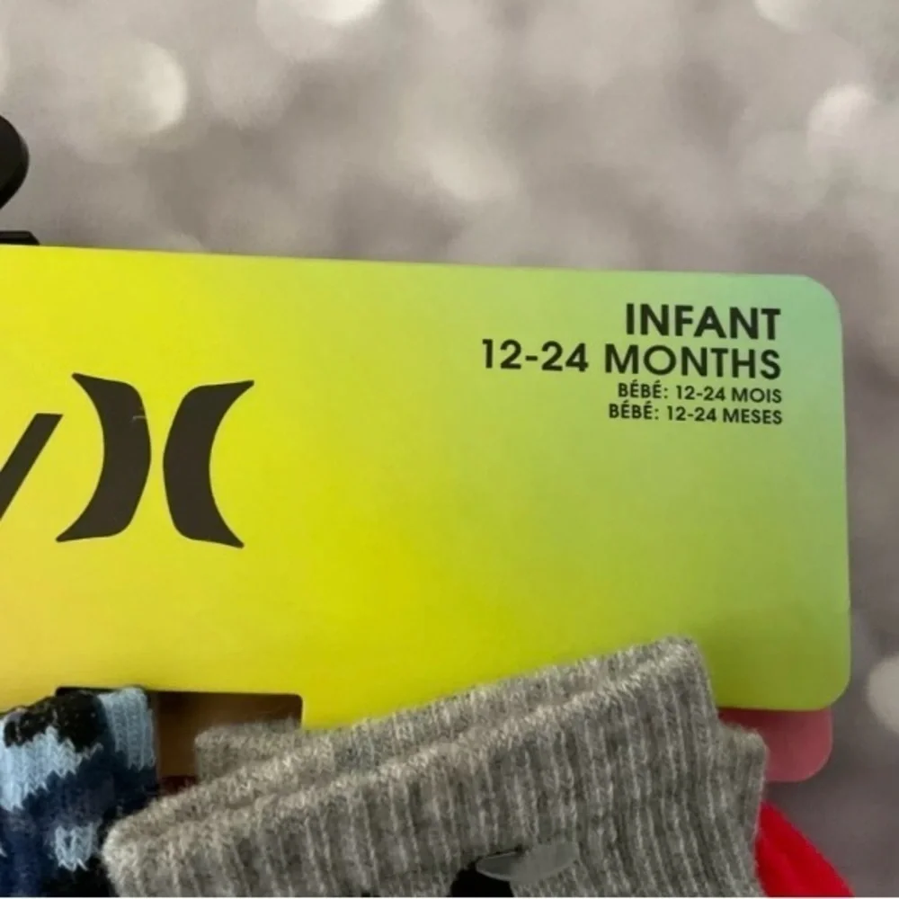 COPY - Hurley 6-Pack Infant Socks